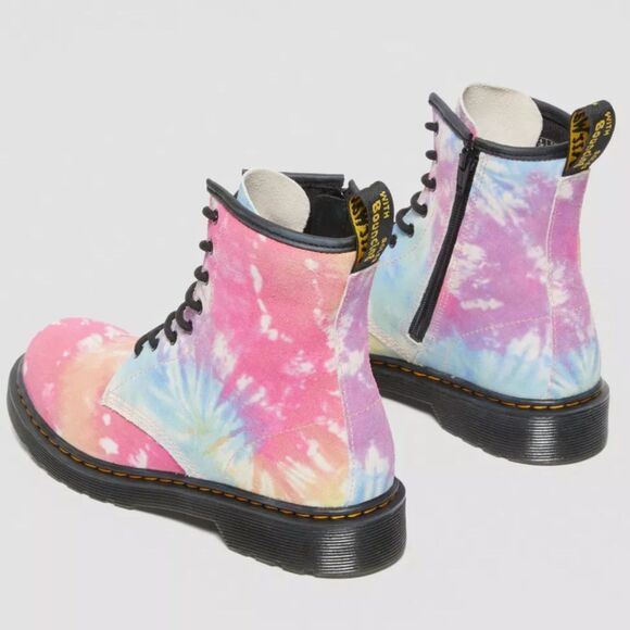 Dr. Martens Kids 1460 Tie-Dye Leather Boot – Big Kid US 5M - Picture 2 of 6